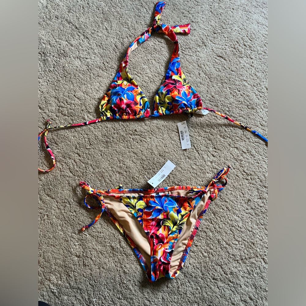 Colorful Floral Bikini Set